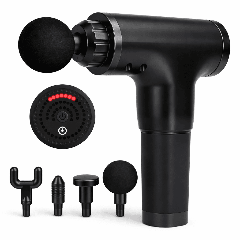Blue Top Massage Gun مسدس مساج احترافي لتخفيف آلام العضلات