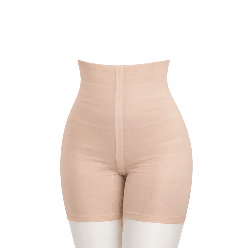 Women Thigh Slimmer Corset شورت مشد للتخسيس وشد البطن والأرداف – أسود وبيج