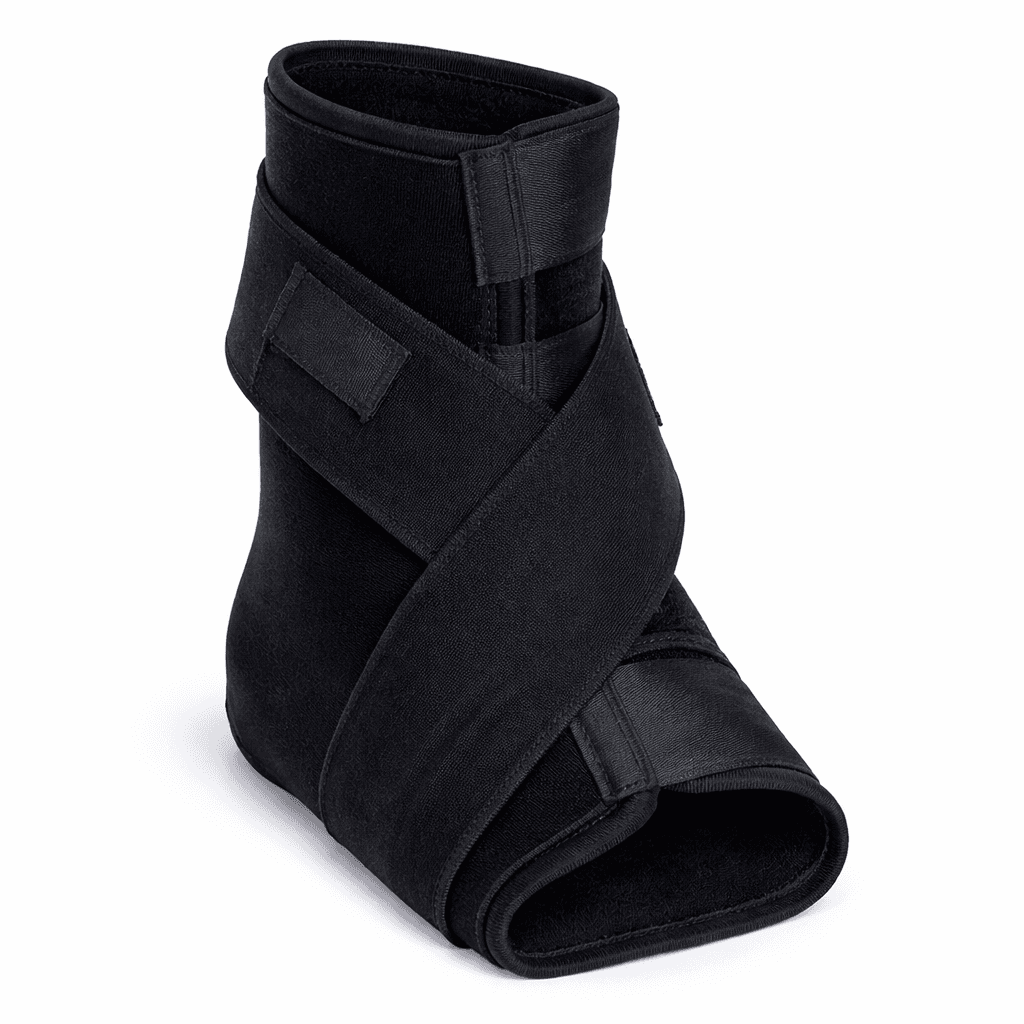 Ankle Support Brace دعامة الكاحل الطبية القابلة للتعديل لتثبيت مفصل القدم وتقليل آلام الكاحل والالتواءات