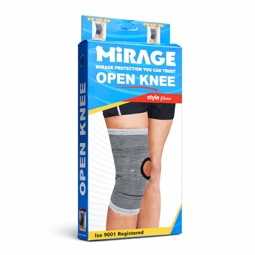 Open Patella Knee ركبة شراب مفتوحة لدعم مفصل الركبة