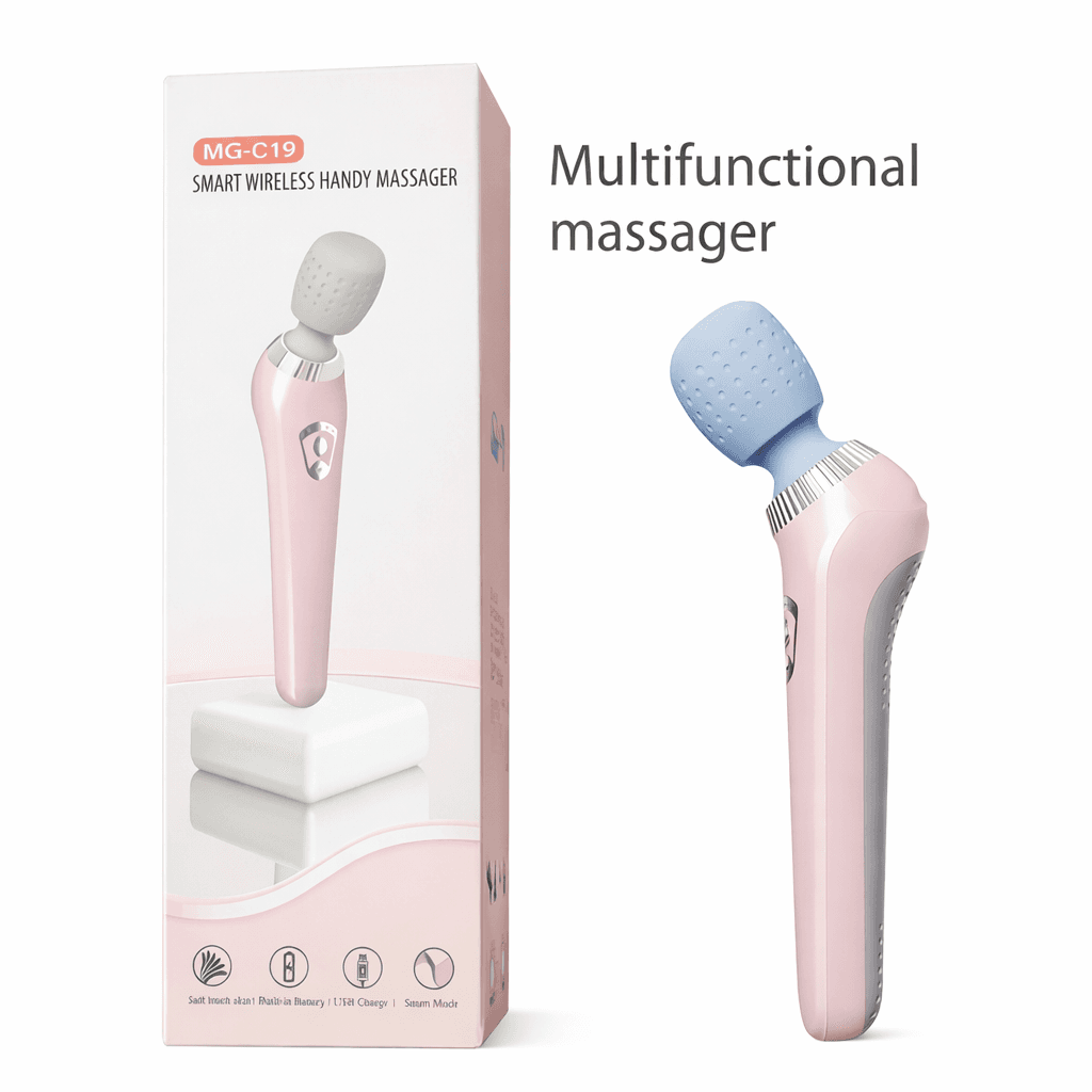 MG-C19 Smart Wireless Handy Massager جهاز مساج هزاز ذكي لاسلكي للاسترخاء وتخفيف التوتر العضلي